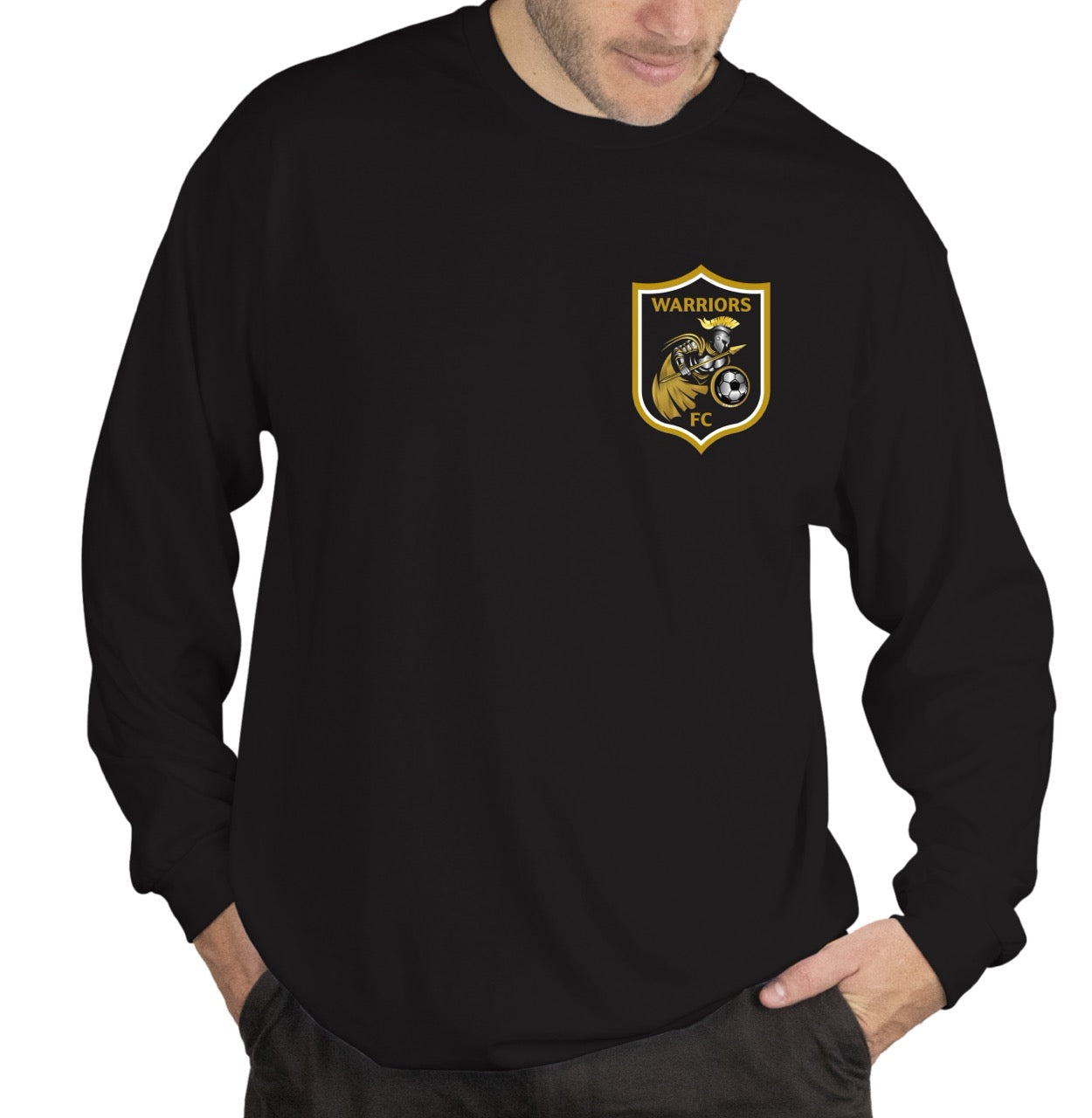 Warriors FC - Pocket Logo - Long Sleeve Shirt