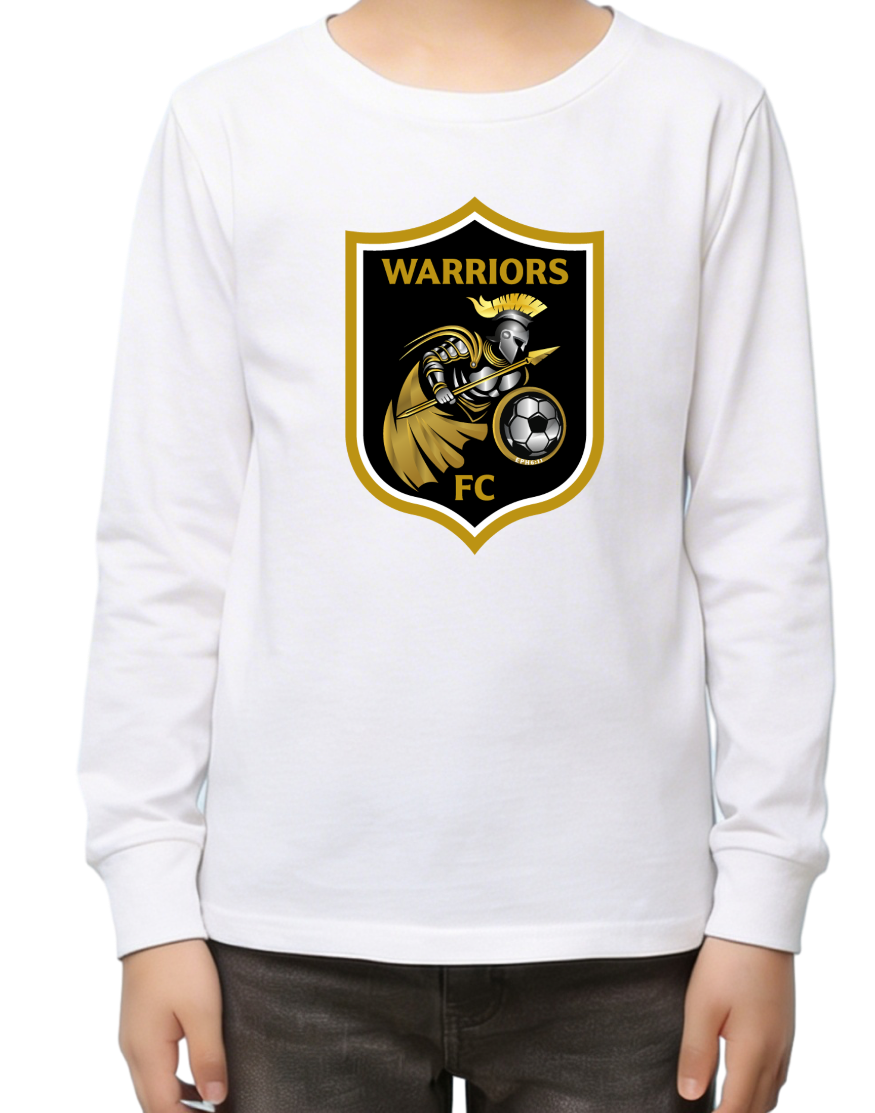 Youth Warriors FC - Full Logo Long Sleeve Shirt